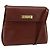 Borsa a Spalla Gancini in Pelle Marrone Oro Auth 172650 di Salvatore Ferragamo D'oro