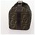 FENDI Zucca Canvas Handtasche braun schwarz silber authentisch bs33118 - Ansicht 4