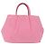 PRADA Borsa a mano in nylon rosa oro Auth 172515A D'oro - vista 3