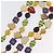 COLLANA FRASE BRASSERIE LOUIS VUITTON Metallo Multicolore LV Auth BA11148V - vista 10