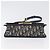 Borsa a spalla in tela obliqua Trotter Christian Dior blu navy e oro Auth bs33570 D'oro - vista 10
