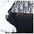 Borsa a spalla in tela obliqua Trotter Christian Dior blu navy e oro Auth bs33570 D'oro - vista 21
