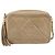 CHANEL Borsa a Spalla Matelassé in Pelle di Agnello Beige Oro CC Auth gh1759 D'oro - vista 2