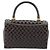 BALLY Borsa a mano in pelle marrone scuro oro Auth 173425 D'oro - vista 3