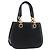 Borsa a mano Gancini in pelle nera e oro Salvatore Ferragamo Auth ARZ224 Nero D'oro