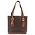 Céline Borsa a mano in tela Macadam CELINE in pelle PVC marrone oro Auth gh1781 D'oro - vista 2