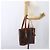 Céline Borsa a mano in tela Macadam CELINE in pelle PVC marrone oro Auth gh1781 D'oro - vista 22