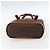 Céline Borsa a mano in tela Macadam CELINE in pelle PVC marrone oro Auth gh1781 D'oro - vista 9