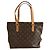 Louis Vuitton Borsa a mano Piano in pelle marrone