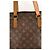 Louis Vuitton Borsa a mano Piano in pelle marrone - vista 4
