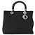 Sac à main Canage en nylon noir et argent Christian Dior Auth bs32773 Argenté - vue 2