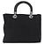 Sac à main Canage en nylon noir et argent Christian Dior Auth bs32773 Argenté - vue 3