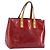 LOUIS VUITTON Borsa a Mano Monogram Vernis Reade PM Pomme D'amour M91990 Auth ka2730 Rosso