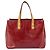 LOUIS VUITTON Borsa a Mano Monogram Vernis Reade PM Pomme D'amour M91990 Auth ka2730 Rosso - vista 2