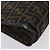 Clutch in tela Zucca FENDI Nero Marrone Auth mr2022 - vista 8