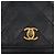 CHANEL Borsa a Spalla Matelassé in Pelle di Agnello Nera Oro CC Auth bs33642 Nero D'oro - vista 15