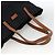 Borsa tote in tela GG Gucci in nylon nero e oro 282439 Auth BA10417 D'oro - vista 7