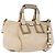 Chloé Borsa a mano in pelle Chloe Etel 2 vie beige oro Auth am10775 D'oro