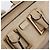 Chloé Borsa a mano in pelle Chloe Etel 2 vie beige oro Auth am10775 D'oro - vista 16
