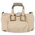 Chloé Borsa a mano in pelle Chloe Etel 2 vie beige oro Auth am10775 D'oro - vista 2