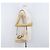 Chloé Borsa a mano in pelle Chloe Etel 2 vie beige oro Auth am10775 D'oro - vista 24