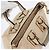 Chloé Borsa a mano in pelle Chloe Etel 2 vie beige oro Auth am10775 D'oro - vista 6