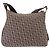 Christian Dior Trotter Canvas Schultertasche Braun Silber Authentisch bs33657 - Ansicht 4