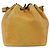 Noe LOUIS VUITTON Borsa a Spalla Petit Noé Epi Gialla M44109 LV Auth BA11042 Giallo - vista 2