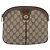 Gucci Borsa GG Supreme Web Sherry Line PVC Beige Oro 904 02 047 Auth LNZ296 D'oro - vista 2