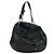 SAINT LAURENT Borsa a Spalla in Pelle Nera Argento Auth 172776V Nero