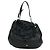 SAINT LAURENT Borsa a Spalla in Pelle Nera Argento Auth 172776V Nero - vista 2