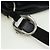 SAINT LAURENT Borsa a Spalla in Pelle Nera Argento Auth 172776V Nero - vista 8