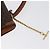 Céline Borsa a mano in tela Macadam CELINE in pelle PVC marrone oro Auth 172507 D'oro - vista 14