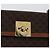 Céline Borsa a mano in tela Macadam CELINE in pelle PVC marrone oro Auth 172507 D'oro - vista 15