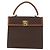 Céline Borsa a mano in tela Macadam CELINE in pelle PVC marrone oro Auth 172507 D'oro - vista 2