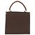 Céline Borsa a mano in tela Macadam CELINE in pelle PVC marrone oro Auth 172507 D'oro - vista 3
