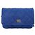 Borsa a Spalla CHANEL Chain Matelassé 2.55 in Tela Blu Navy Argento CC Auth 171466A - vista 2