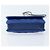 Borsa a Spalla CHANEL Chain Matelassé 2.55 in Tela Blu Navy Argento CC Auth 171466A - vista 9