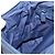 Borsa a Spalla GG in Tela Gucci in Nylon e Pelle Blu Argento 510342 Auth fm5162 - vista 19