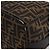 Bolsa de mão em canvas Zucca FENDI preta e marrom Auth 172749 - vista 13