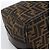 Bolsa de mão em canvas Zucca FENDI preta e marrom Auth 172749 - vista 14