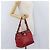 Borsa Tote Vala in pelle rossa e oro Auth LNZ476 di Salvatore Ferragamo Rosso D'oro - vista 22