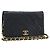 CHANEL Borsa a Spalla Matelassé in Pelle Nera con Catena Dorata CC Auth gh1758 Nero D'oro