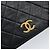 CHANEL Borsa a Spalla Matelassé in Pelle Nera con Catena Dorata CC Auth gh1758 Nero D'oro - vista 14