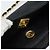 CHANEL Borsa a Spalla Matelassé in Pelle Nera con Catena Dorata CC Auth gh1758 Nero D'oro - vista 15