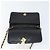 CHANEL Borsa a Spalla Matelassé in Pelle Nera con Catena Dorata CC Auth gh1758 Nero D'oro - vista 17