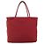 PRADA Borsa a mano in nylon rosso argento Auth bs33614 - vista 2