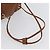 Céline Borsa a corpo CELINE in pelle marrone dorato Auth bs33578 D'oro - vista 7