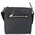 Borsa a Spalla Gucci GG Supreme Sherry Line PVC Nero Argento 523599 Auth gh1751 - vista 2