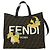 Borsa FENDI Zucca Canvas Fragment x Pokemon 2way Marrone Nero Auth 171492SM - vista 2